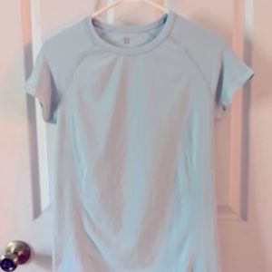 Sweaty Betty workout t-shirt, vista blue, medium. Very gently worn.